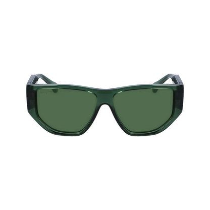 Ferragamo Green Injected Sunglasses