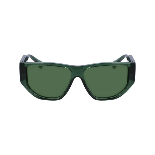 Ferragamo Green Injected Sunglasses
