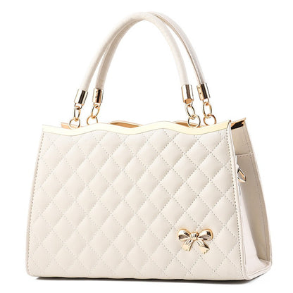 Bolso de mano bordado Lingge para mujer, grande, bandolera de un solo hombro