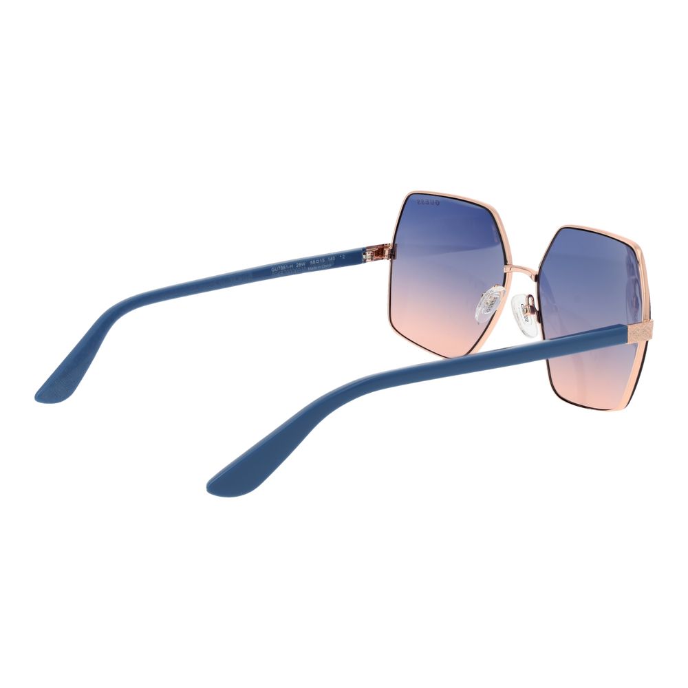 Guess Rose Gold Women Sunglasses