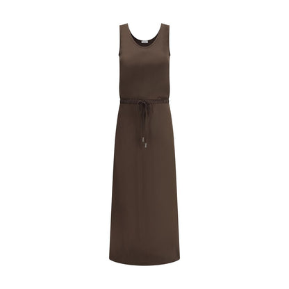 Brunello Cucinelli Satin Long Dress