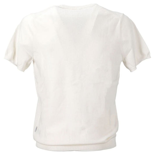People Of Shibuya White Cotton Polo Shirt