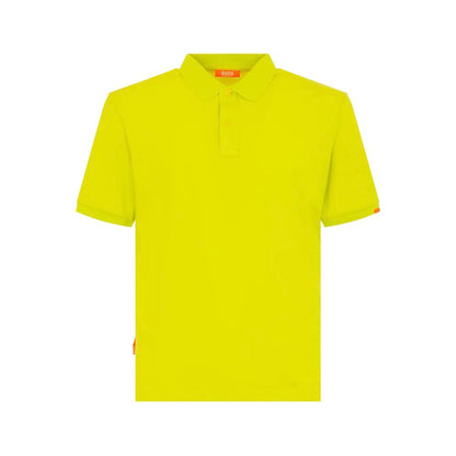 Suns Yellow Cotton Polo Shirt