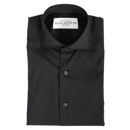 Ballantyne Black Cotton Men Shirt
