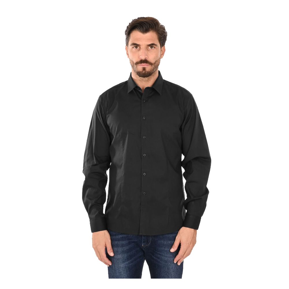 Ballantyne Black Cotton Men Shirt