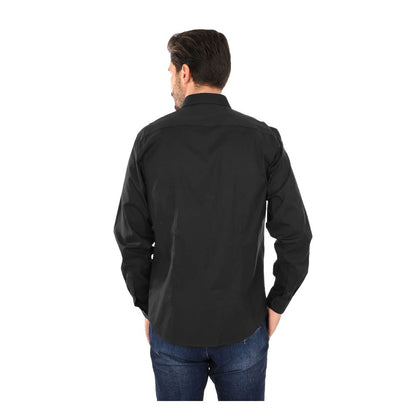 Ballantyne Black Cotton Men Shirt