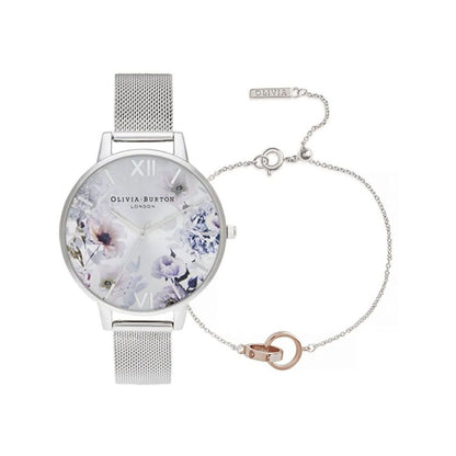 Olivia Burton Gray Stainless Steel Watch