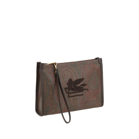 Etro Pouch bag with Pegaso detail