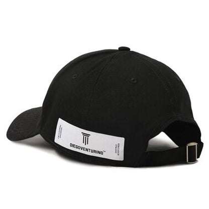 Diego Venturino Black Cotton Hats & Cap
