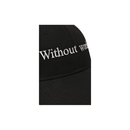 Diego Venturino Black Cotton Hats & Cap