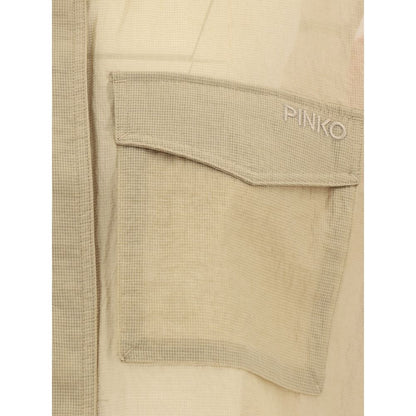 PINKO Cropped Gilet Jacket