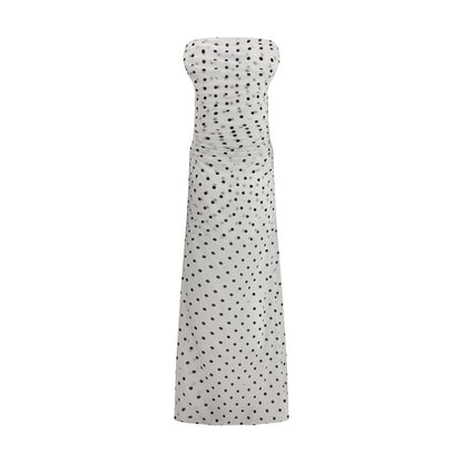 Jacquemus Rita pois long Dress