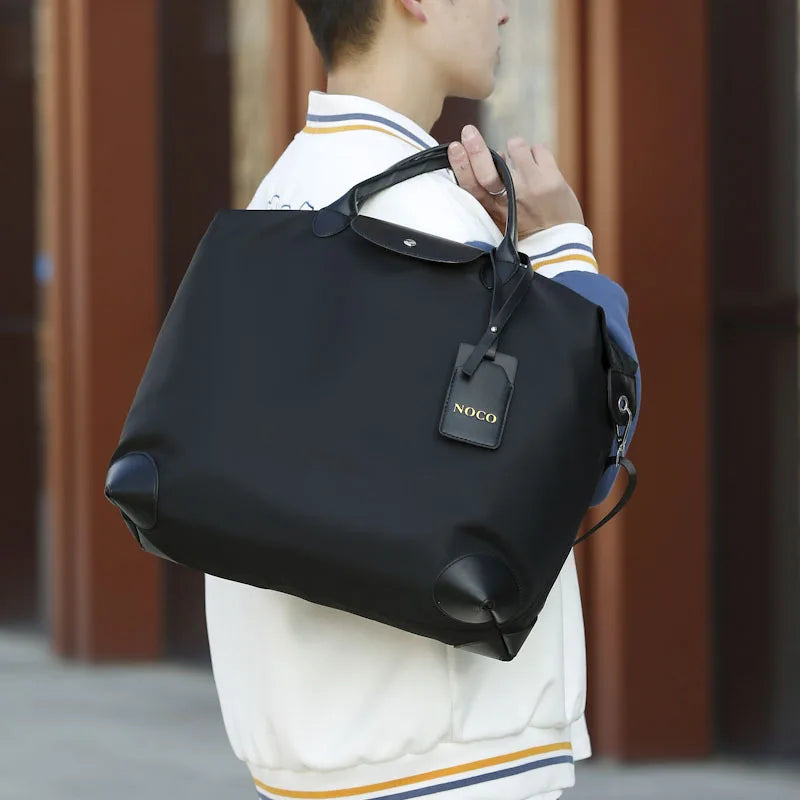 Nuevo bolso de mano ligero de gran capacidad, impermeable, para deportes, fitness, bolsa de embarque, bolsa de equipaje de viaje de negocios simplific