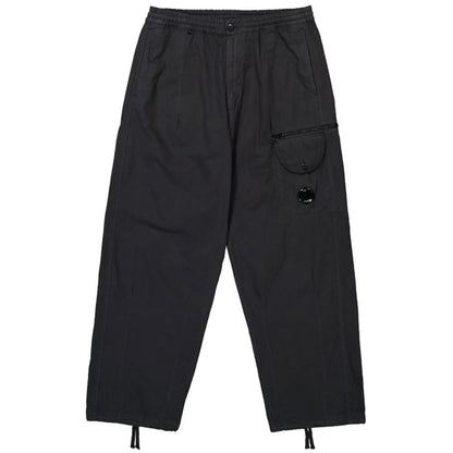 C.P. Company Black Cotton Jeans & Pant