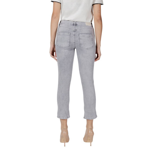 Street One Gray Cotton Jeans & Pant