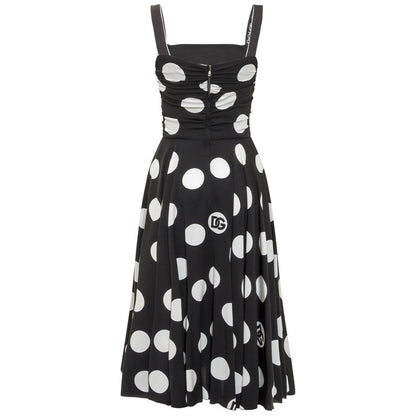 Dolce & Gabbana Black Silk Dress