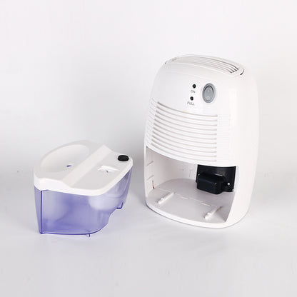 Mini deshumidificador de 9 V/USB, pequeño, silencioso, blanco, para uso doméstico.