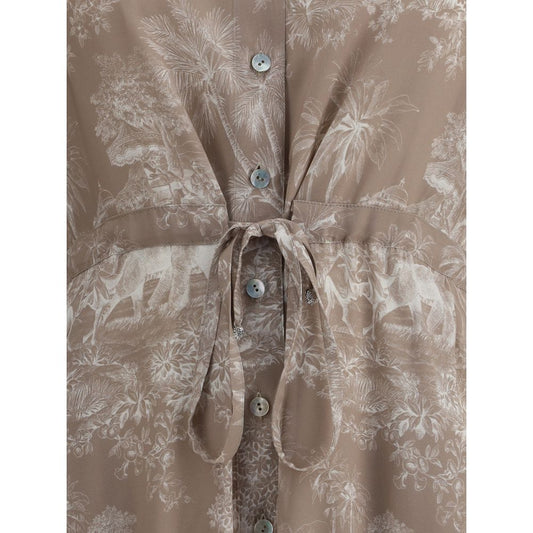 Ella Toile de jouy chemisier Dress