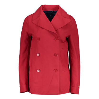 Gant Red Cotton Women Jacket