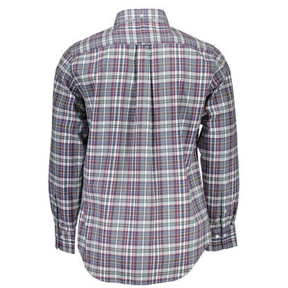Gant Blue Cotton Men Shirt
