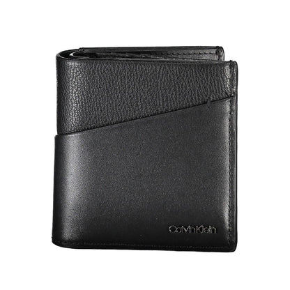 Calvin Klein Black Recycled Polyester Men Wallet