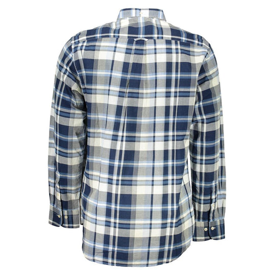 Gant Blue Cotton Men Shirt