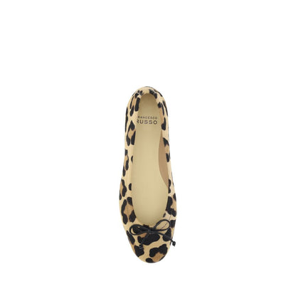 Francesco Russo Leopard-print Ballerinas