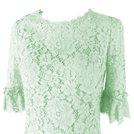 Dolce & Gabbana Green Cotton Dress