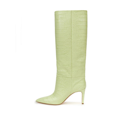 Paris Texas Green Leather Boot