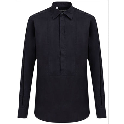 Dolce & Gabbana Blue Cotton Shirt