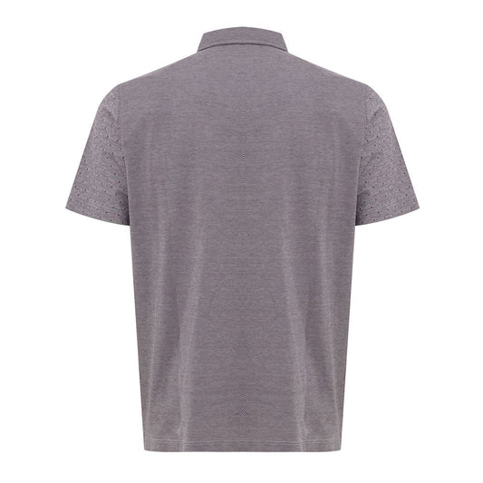 Corneliani Purple Cotton Polo Shirt
