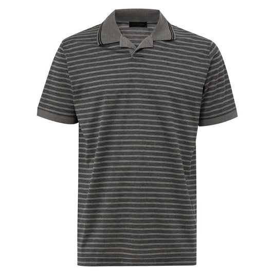 Corneliani Brown Cotton Polo Shirt