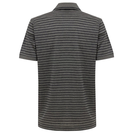 Corneliani Brown Cotton Polo Shirt
