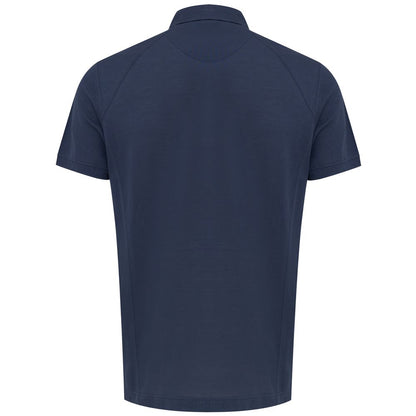 Corneliani Blue Cotton Polo Shirt