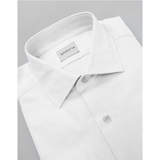 Bagutta White Cotton Shirt
