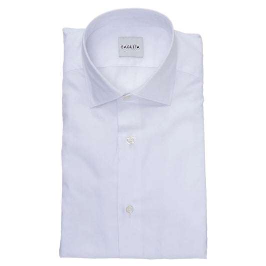 Bagutta White Cotton Shirt