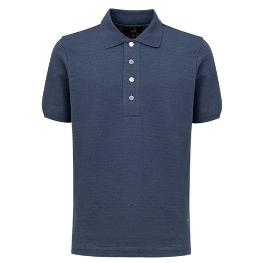 Dunhill Blue Cotton Polo Shirt