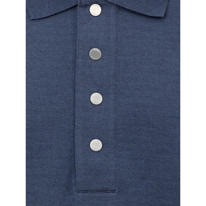 Dunhill Blue Cotton Polo Shirt