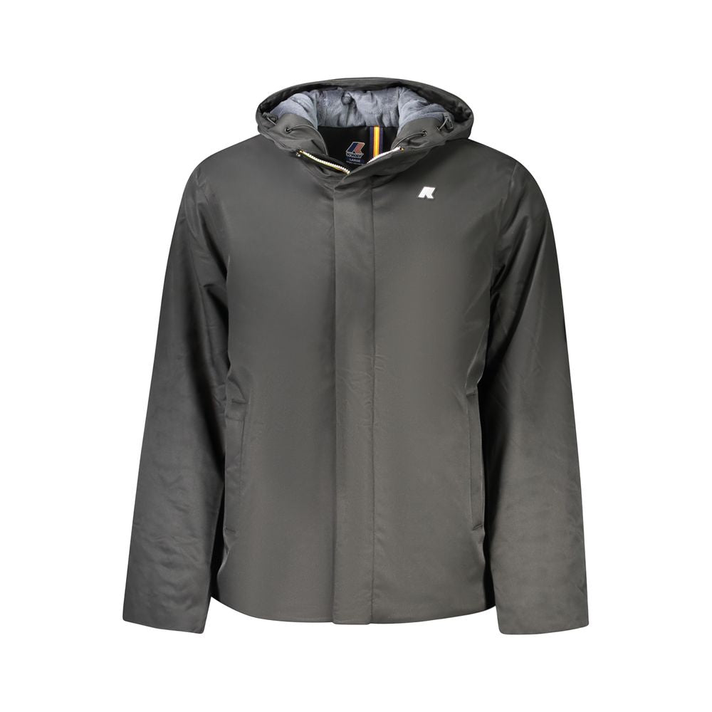 K-WAY Black Polyester Men Jacket