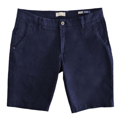 Yes Zee Blue Cotton Short
