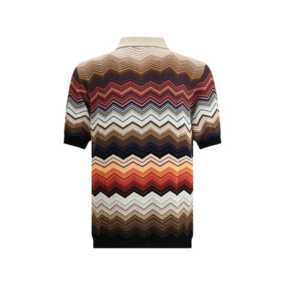 Missoni ZigZag Pattern Polo Shirt