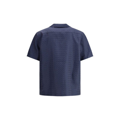 Missoni Bowling Shirt with shiny ZigZag pattern