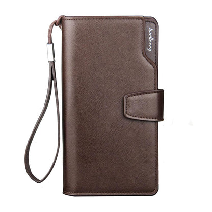 Cartera Baellerry para hombre, estilo largo, tarjetero de alta calidad
