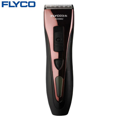 Cortapelos eléctrico profesional FLYCO de acero inoxidable, resistente al agua, para hombre FC5902