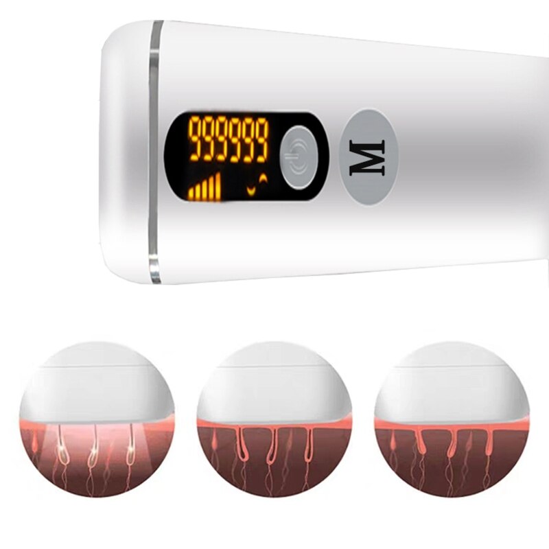 Depiladora láser fotónica IPL, multifuncional, portátil, sin dolor, para labios y axilas (DYM-011)