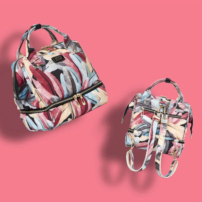 Bolsa de maternidad de moda para mamá, mochila de viaje con aislamiento térmico para el cuidado del bebé