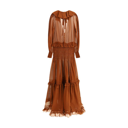 Saint Laurent Silk long Dress