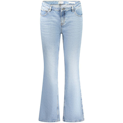 Guess Jeans Light Blue Cotton Jeans & Pant