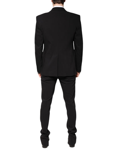 Dolce & Gabbana Multicolor Polyester Jacquard 2 Piece Suit