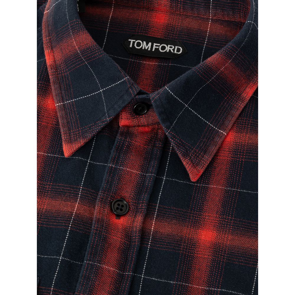 Tom Ford Bicolor Linen Shirt